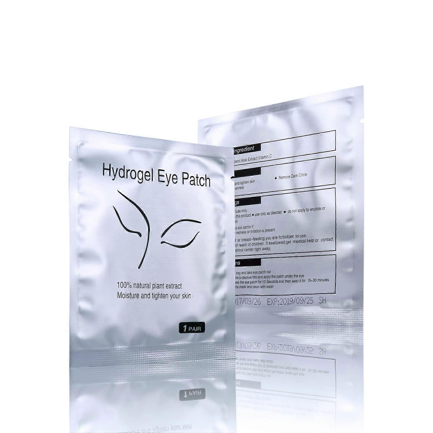 100 Pairs Under Eye Gel Pads, Cool and Comfy Eye Masks for Eyelash Extensions, Beauty Tool