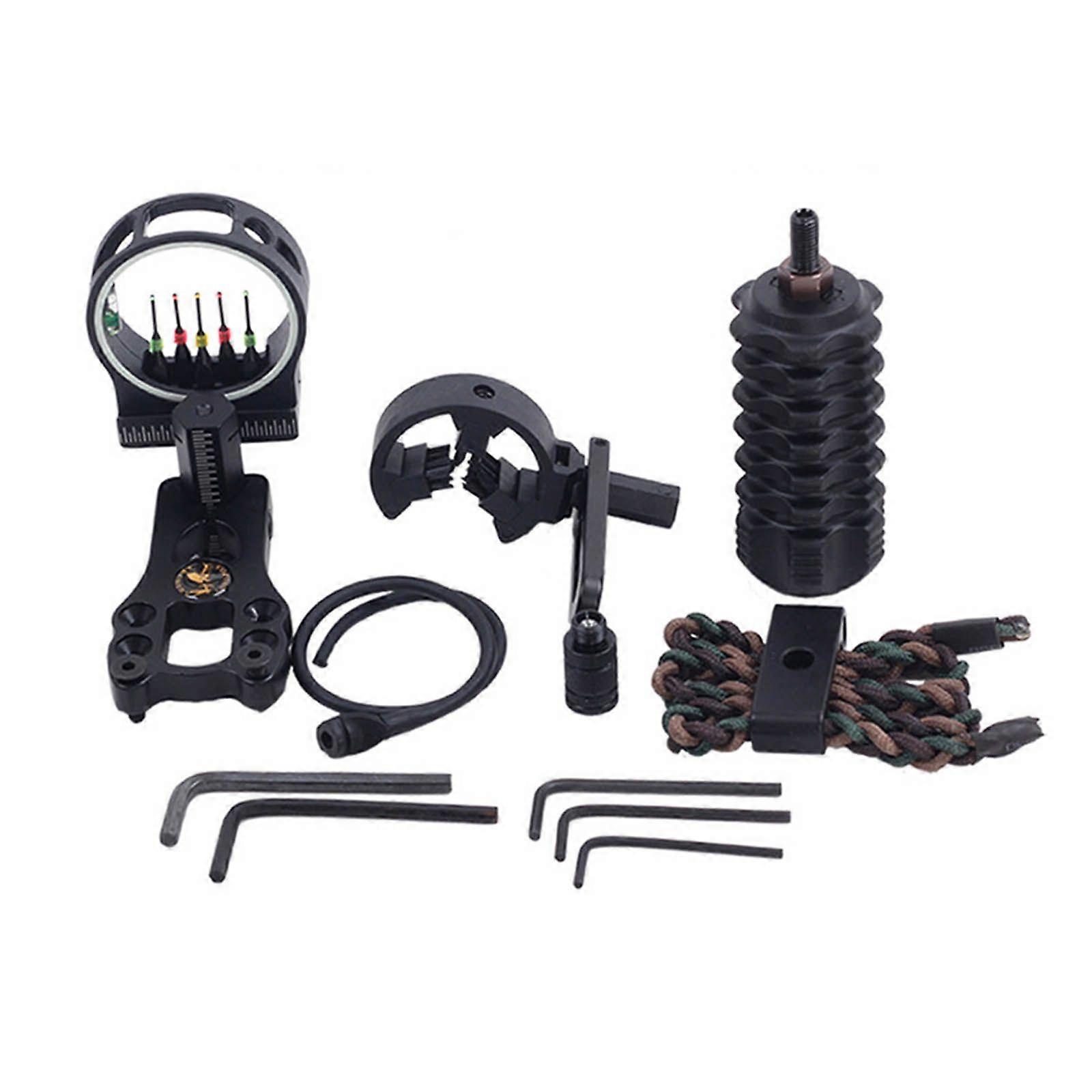 TP1000 Hunting Archery Crossbow Bow Accessories Combo Bow Sight Kits for Arrow Rest Compound Bow Stabilizer String Wax