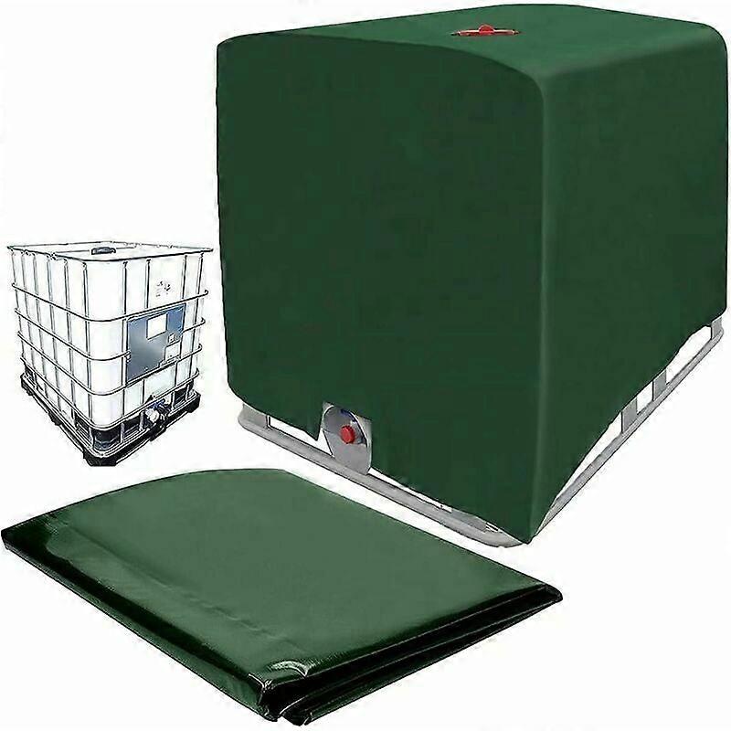 IBC-Tankabdeckung, grüne IBC-Containerabdeckung, 1000L grüne Wassertankplane, Schutzplane Schutzplane für IBC-Tankcontainer