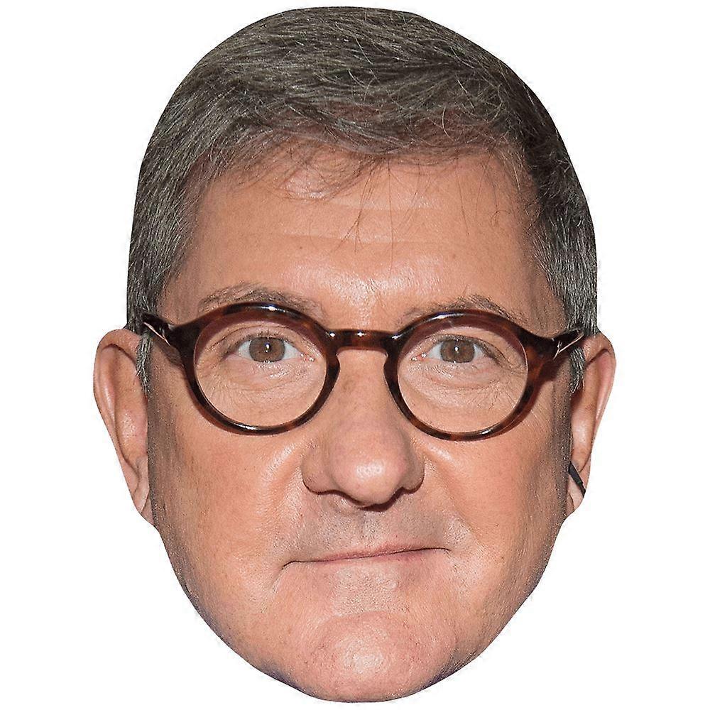 Yves Calvi (Glasses) Celebrity Mask, Flat Card Face