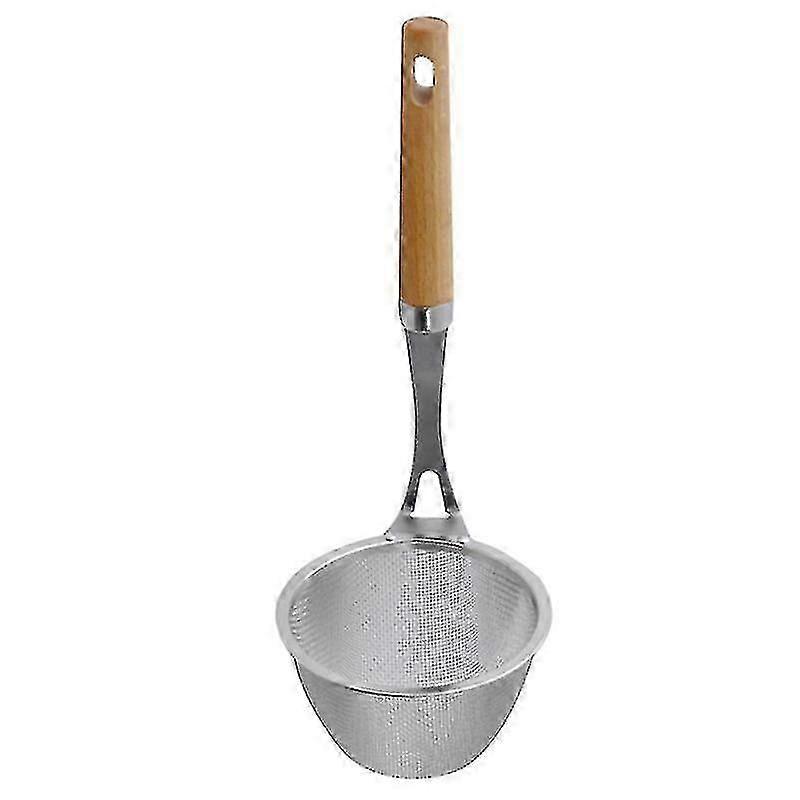 unique 1pcs Kitchen utensils,  Wood Handle Colander