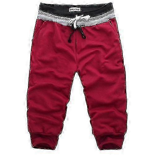 Mens 3/4 Elasticated Cargo Shorts - Ideal for Gym Jogging