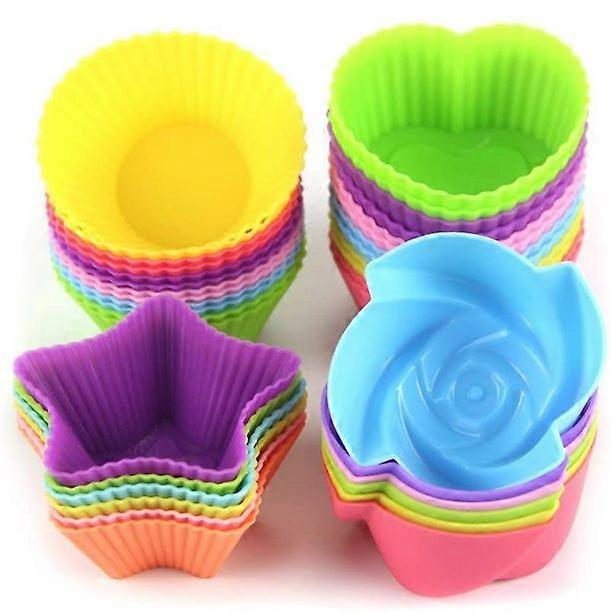Silicone Cupcake Muffin Baking Cups, Temperature Safe & Multipurpose, Elevate Your Baking Game