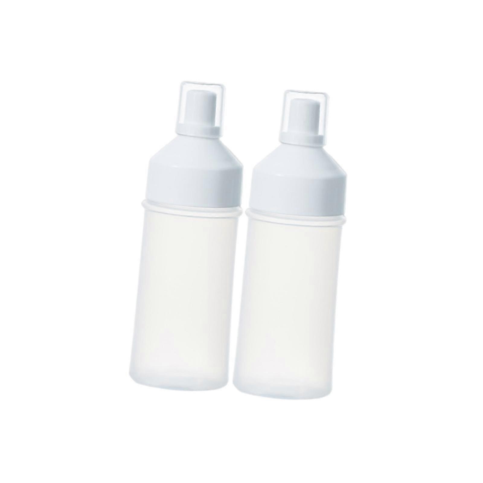 2Pcs Condiment Dispenser Salad Dressing Bottle Empty Multifunction Refillable