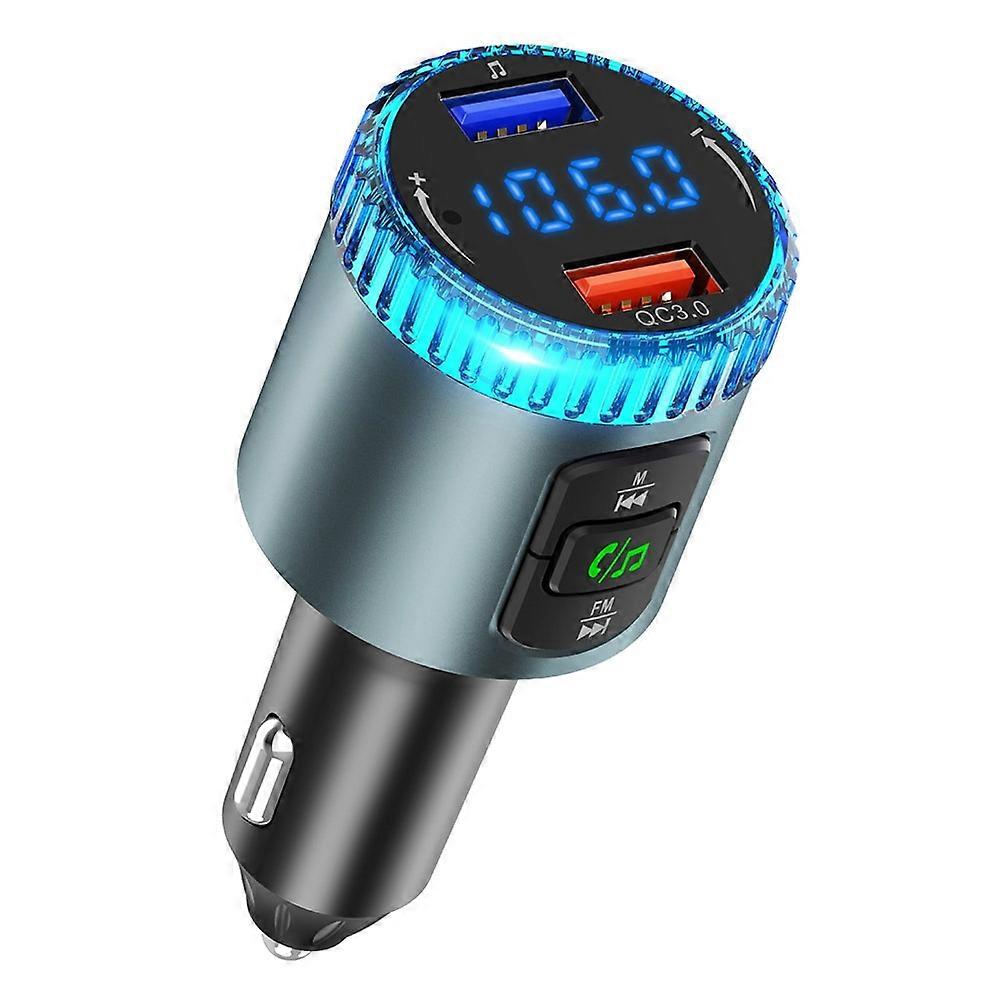 BC77 QC3.0 Fast Charging Car Bluetooth Hands-free MP3 Player FM Transmitter