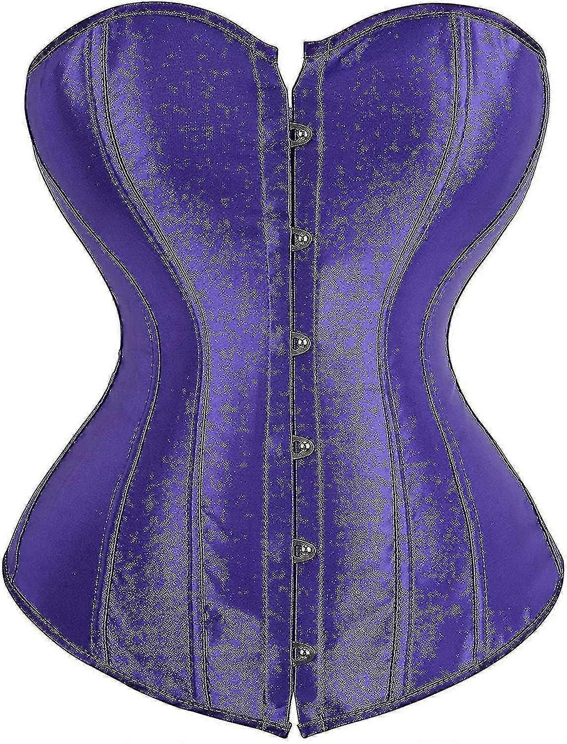 נשים של מחוך Bustier העליון סקסי הלבשה תחתונה קובע שחור סאטן מותניים סינצ'ר