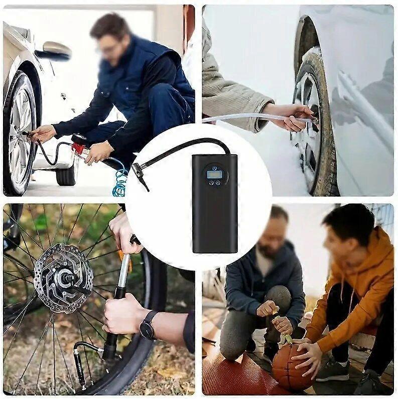 Car Tire Inflator Cordless Digital Display Rechargeable Tire Air Compressor Pump No.08935