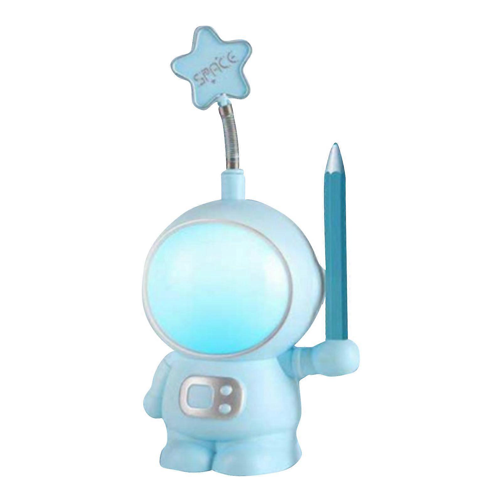 Desk Lamp USB Rechargeable With Pencil Sharpener Insert Astronaut Mood Lighting