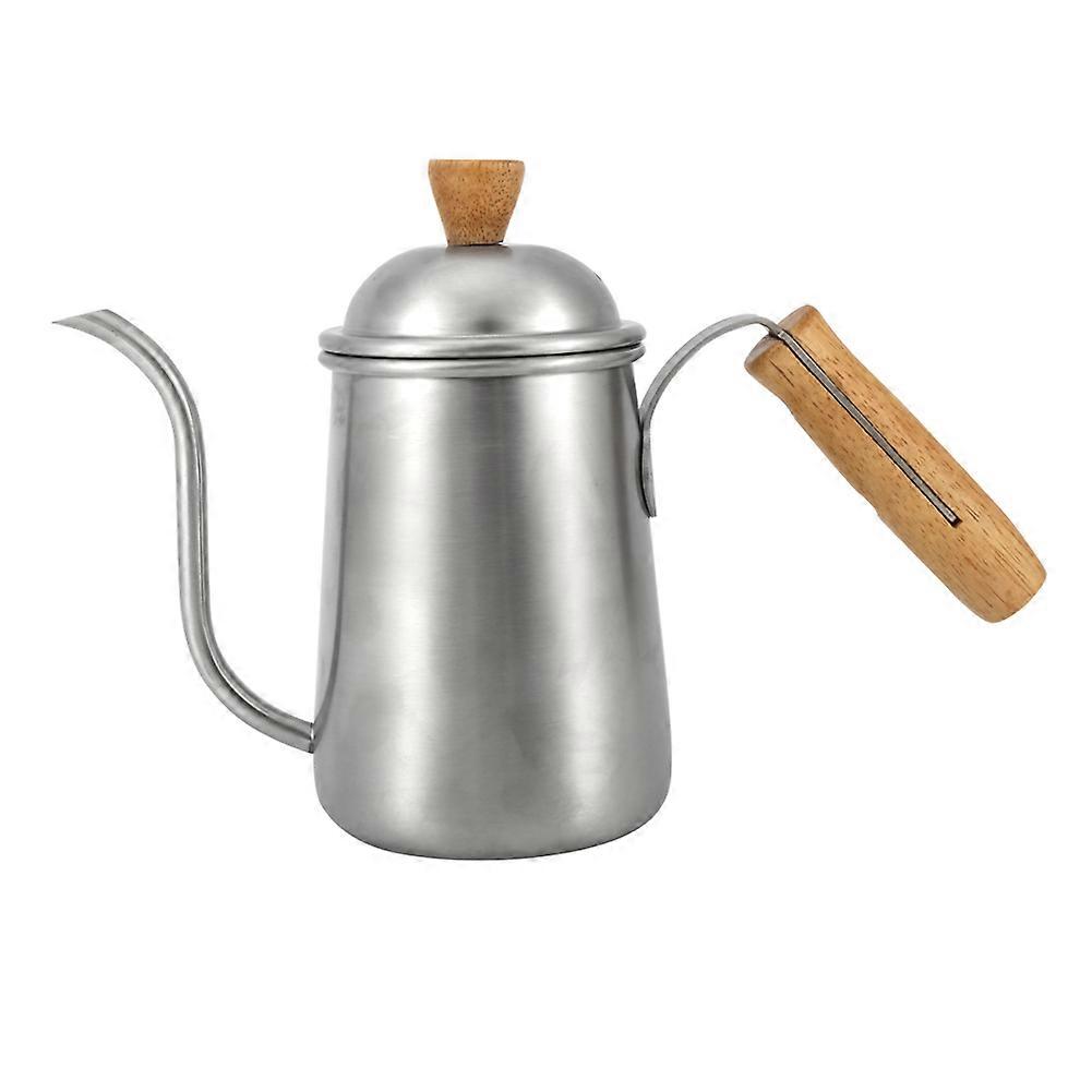 650ml Stainless Steel Coffee Drip Kettle With Long Gooseneck Spout For Precision Pouring