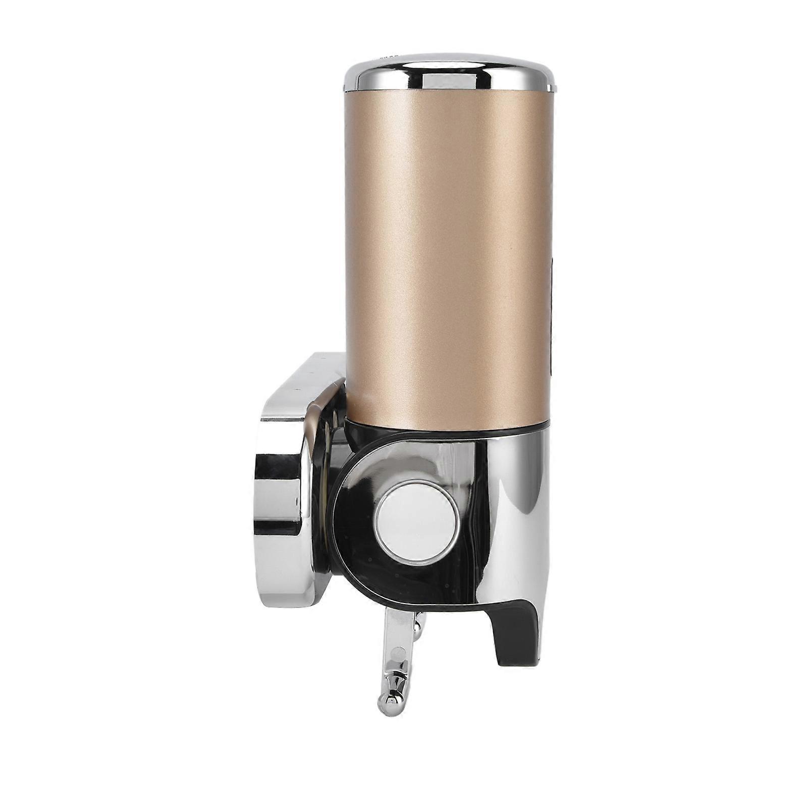 1000ML Gold Dual-Pump Wall Mount Soap And Shampoo Dispenser With Two Nozzles