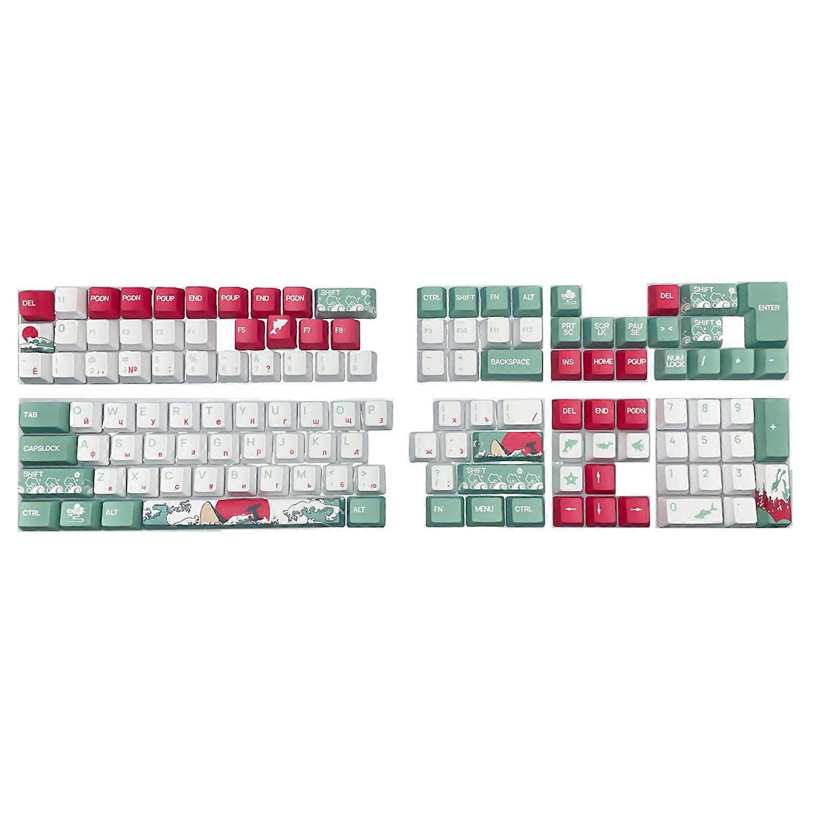 Comfortable XDA /OEM Keycap Russian Keycap KeyCap for Typists Gamers MX Switching Mechanical Keyboards Easy Installation