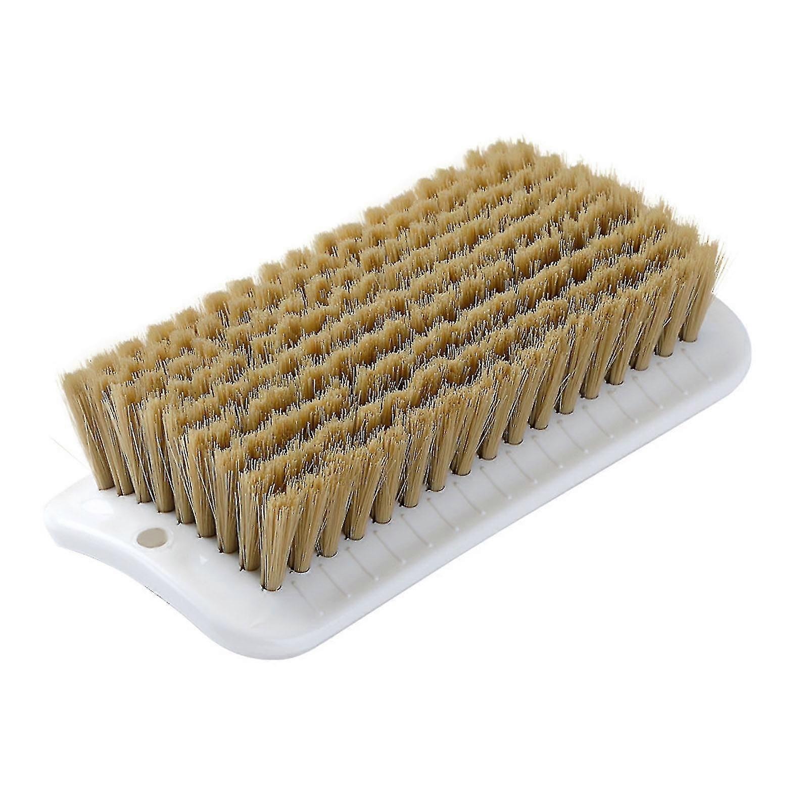 Multipurpose Soft Bristle Scrub Brush for Shoes, Laundry & Home Cleaning with Hook