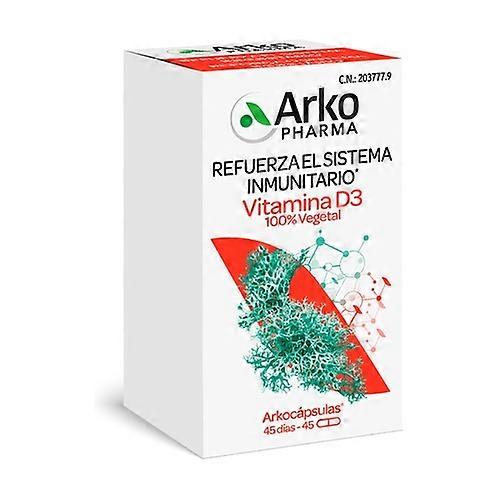 ARKOCAPS vitamin d3 100% vegetable 45 capsules