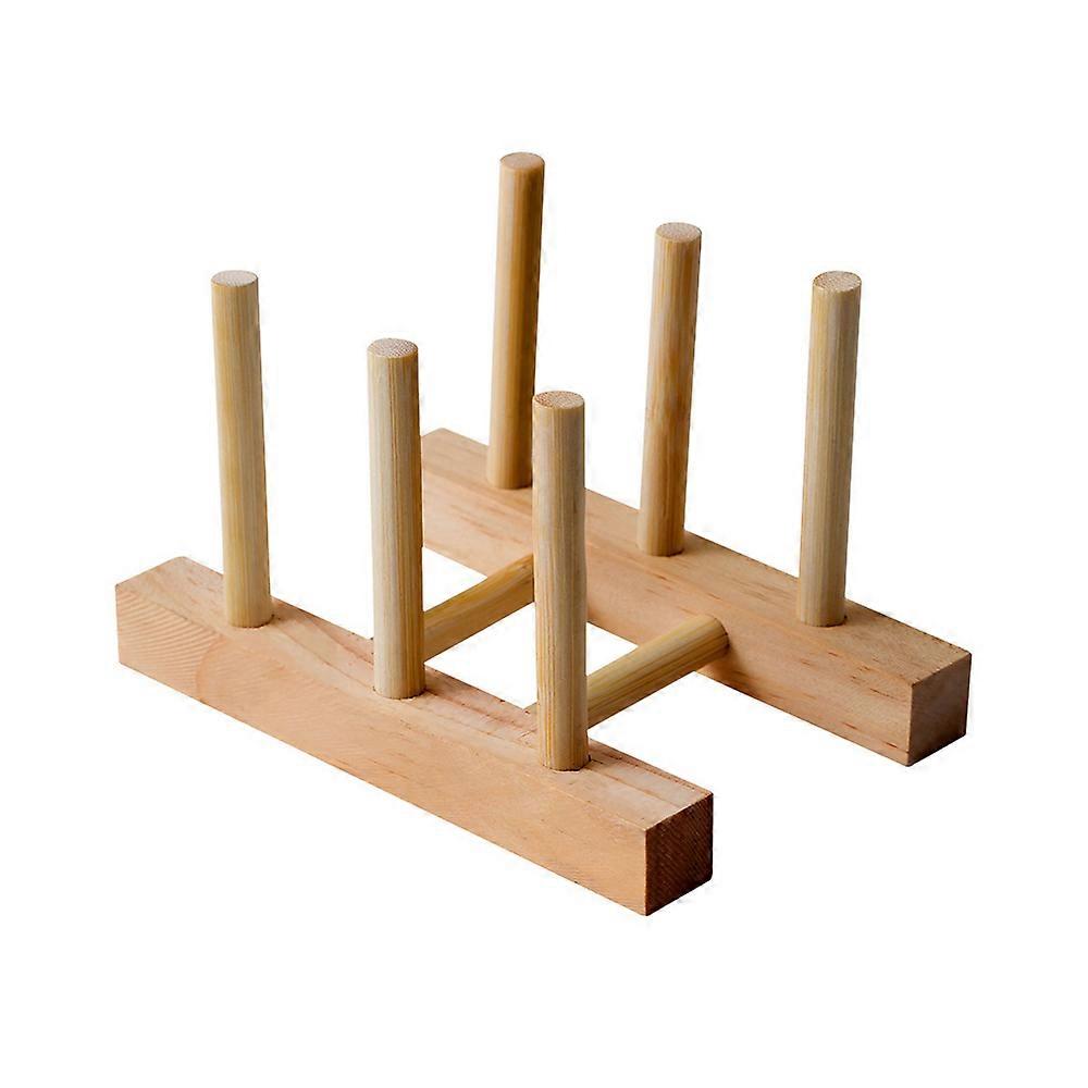 Solid Wood Construction Dish Drying Rack, Multi-Functionality Meets Modern Design, Easy Clean Surface Maintains Freshness, Compact Kitchen