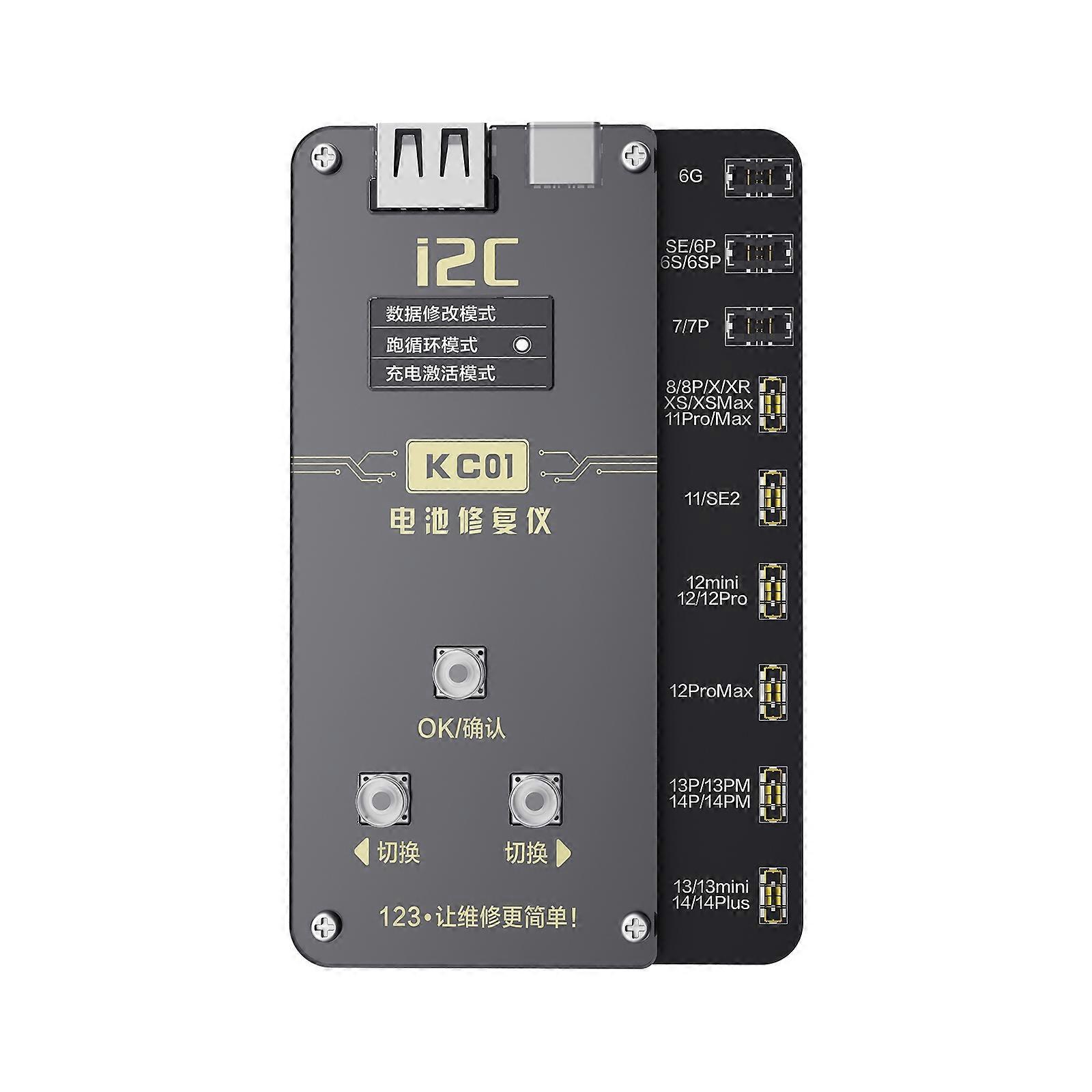 i2C KC01 Multi-function Comprehensive Battery Repair Instrument for iPhone 6-14 Pro Max Standard Version