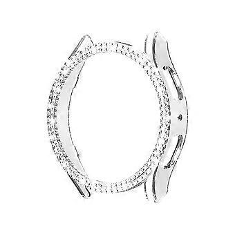 Case For Watch 6 40mm, Glitter Bumper Cover Rugged Pc Protective Smartwatch Bezel Cover For Watch 6 For Galaxy Watch 6 40mm 3pcs Transparent