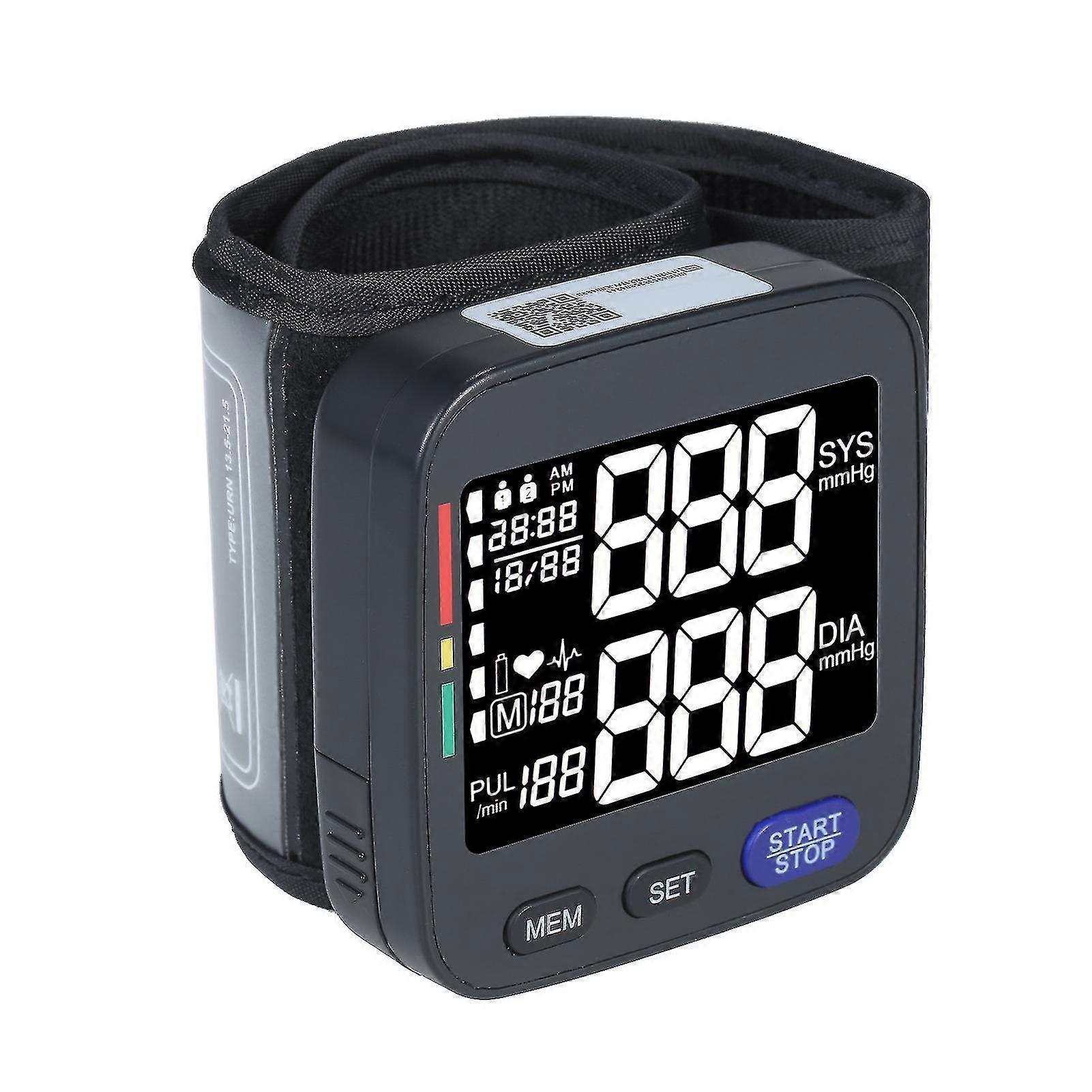 Automatisk blodtrycksmätare för handleden Digital blodtrycksmätare