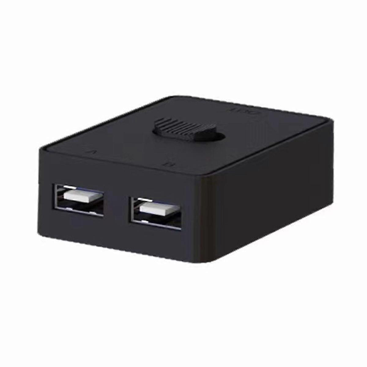 2 Port USB Switcher Printer Sharing Bi-Directional Switches 2 in and 1 Out or 1 in and 2 Out USB Sha