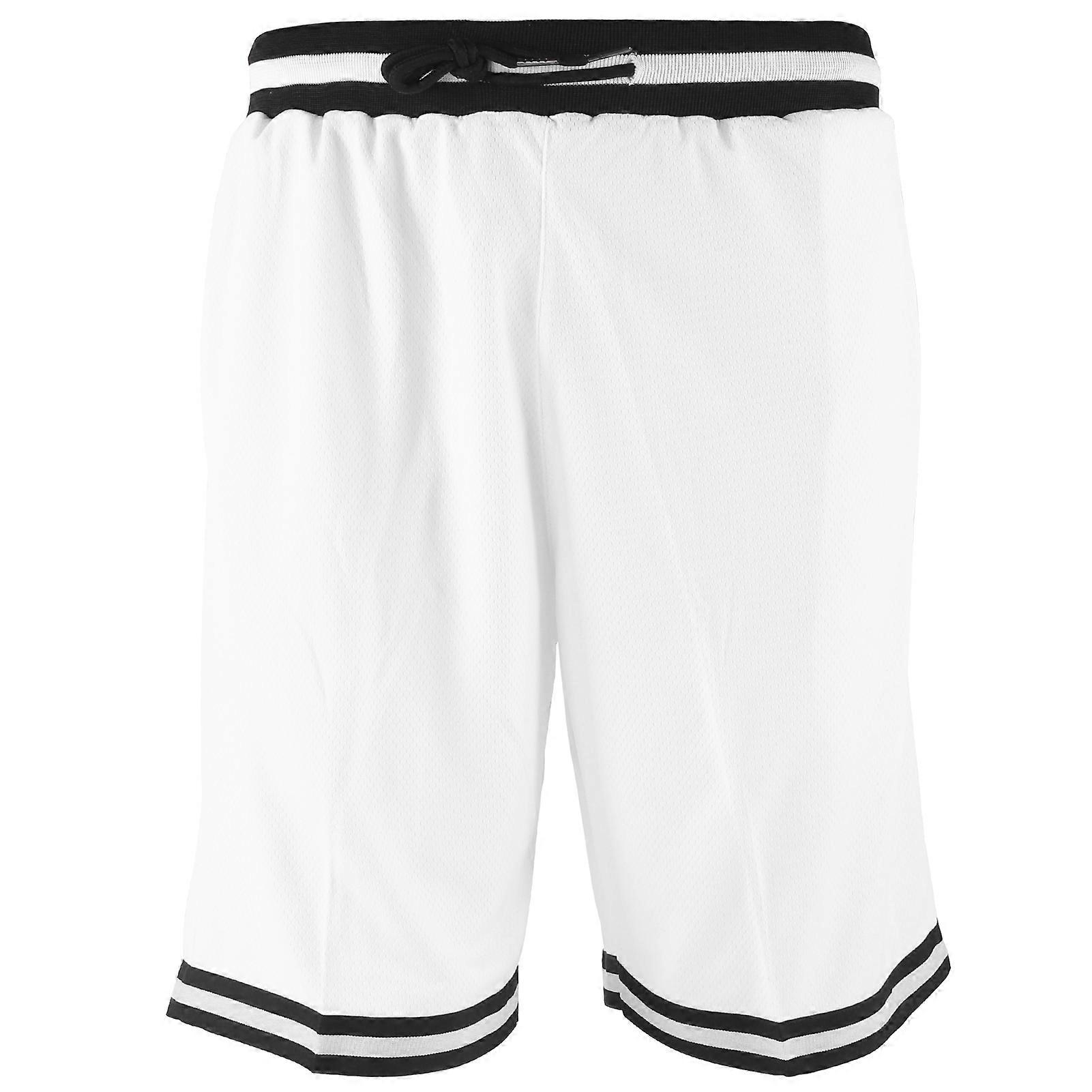 גבר למבוגרים ייבוש מהיר מכנסי ספורט קיץ ריצה אימון מכנסיים קצרים נושמים עם פס(XXXL)