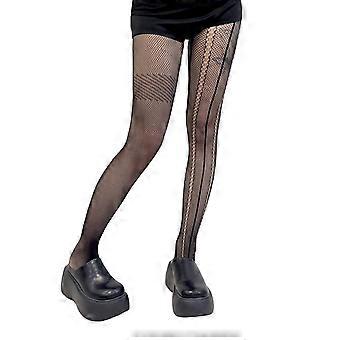 Gemusterte Strumpfhosen Netzstrümpfe Blumen Strumpfhose Strümpfe Leggings Spitze Strumpfhosen für Frauen Mädchen Sommer Leggings Weiß