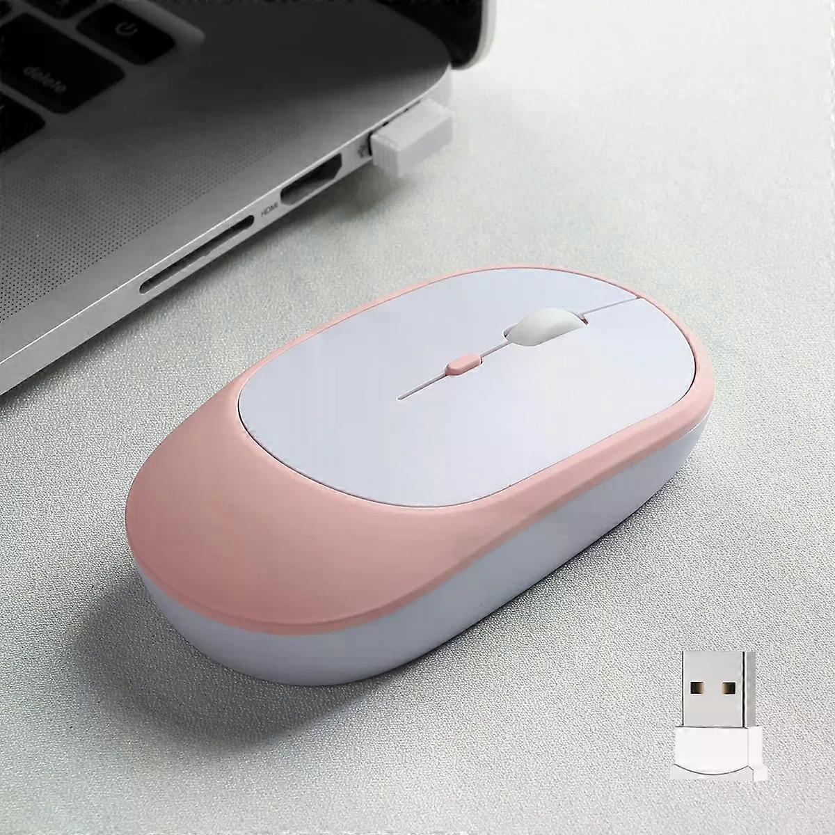 Rechargeable Wireless Mouse Dual Modes Bluetooth-compatible USB Silent Ergonomic Mice For Laptop Pad Tablet Macbook Mause