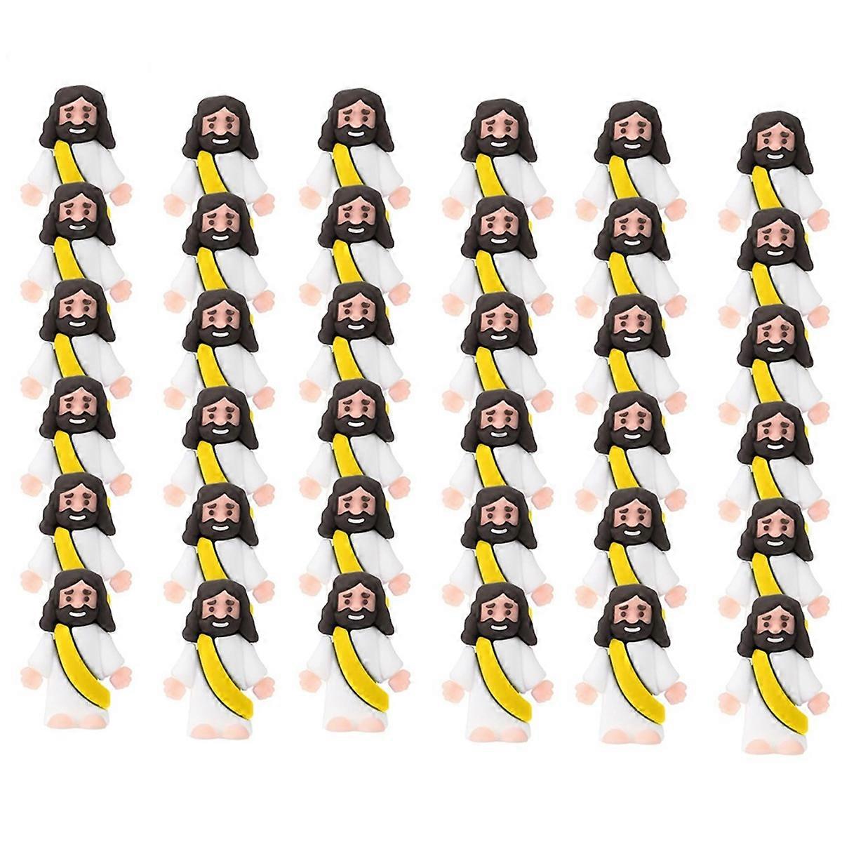 Jesus Toy Easter Original-Design Mini Rubber Jesus Figurine C