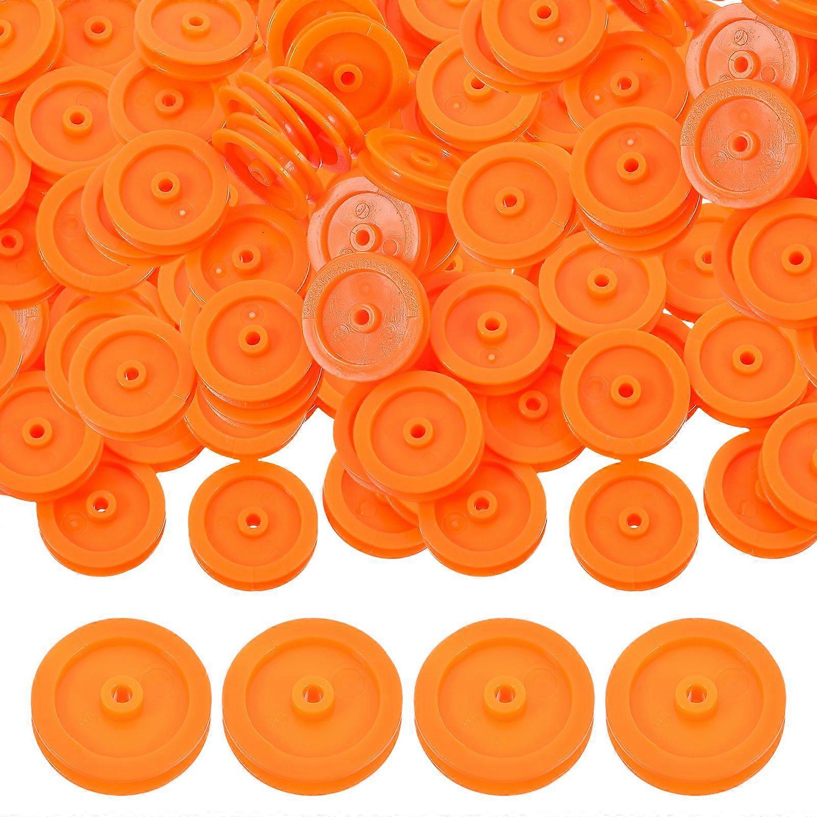 100pcs πλαστική τροχαλία τροχαλία DIY μίνι τροχών μηχανών εργαλείων DIY πρότυπο παιχνίδι εργαλείων Παιχνίδι ρομπότ γρανάζια χειροτεχνίας Εργαλεία συναρμολόγησης χειροτεχνίας Παιδιά πολλαπλών χρήσεων εργαλεία παιχνιδιών
