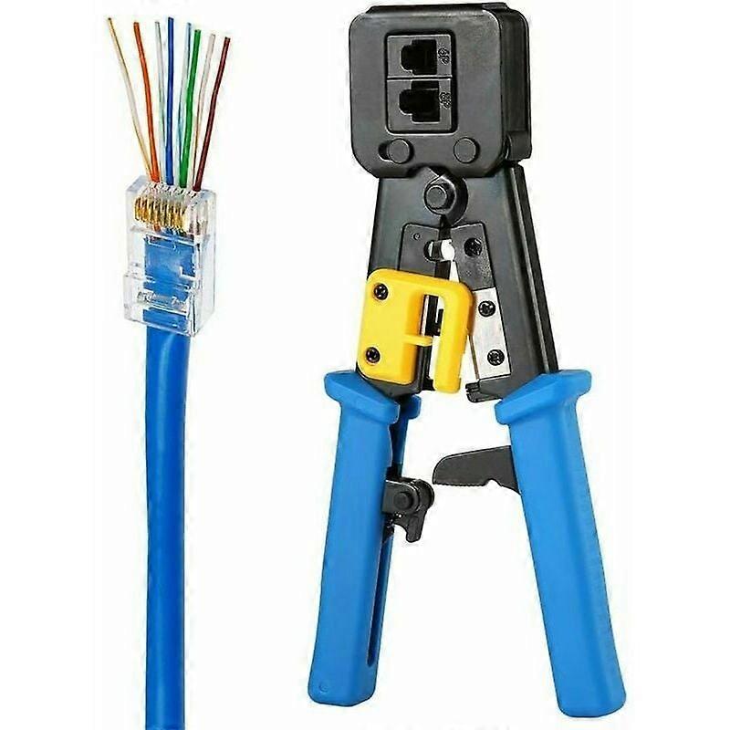 Ergonomic Precision Crimp Tool for Network Cabling