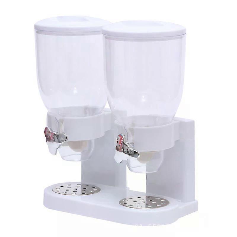 Cereal Dispenser Food Dispenser Convenient Storage Airtight Operation Separator Portable Food Container Support for Kitchen