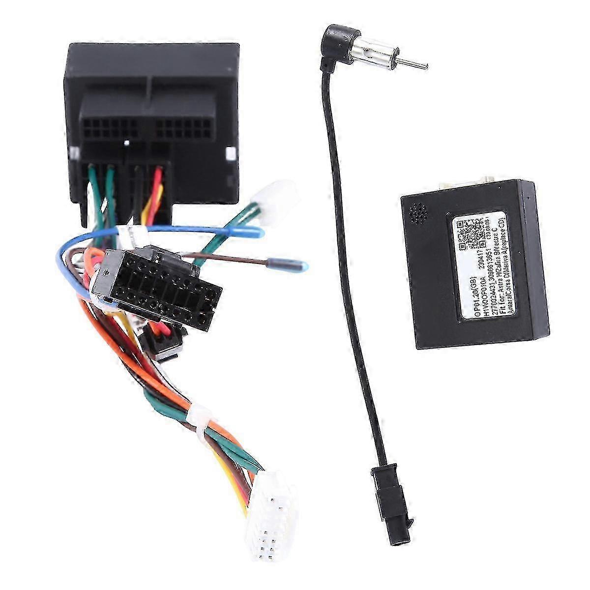 Opel H Zafira B Radio Wiring Harness With CANBUS Adapter For Android