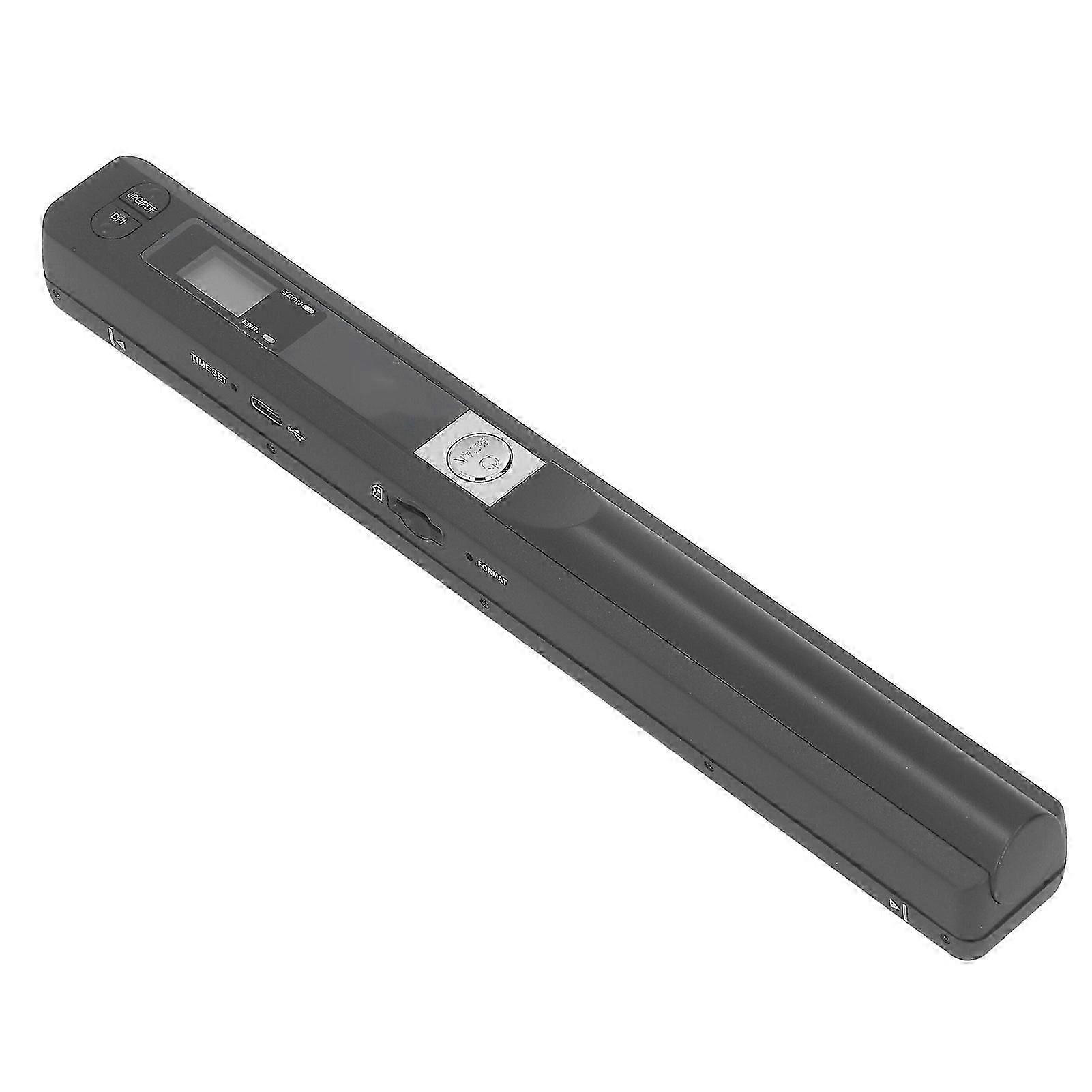 Handheld Portable Scanner for A4 Documents, Photos, Receipts, and Books - Scan in JPG or PDF Format, 900DPI, Business Scanning Equipment - Black