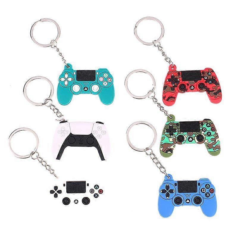 Cute Game Machine Keychain Gamepad Joystick Key Chain Ps4 Game Console Keychains