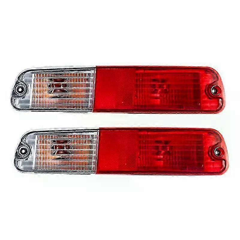 1Pair Car Rear Bumper Fog Light Reflector Taillights For Mitsubishi Pajero Montero V73 V77 02-06