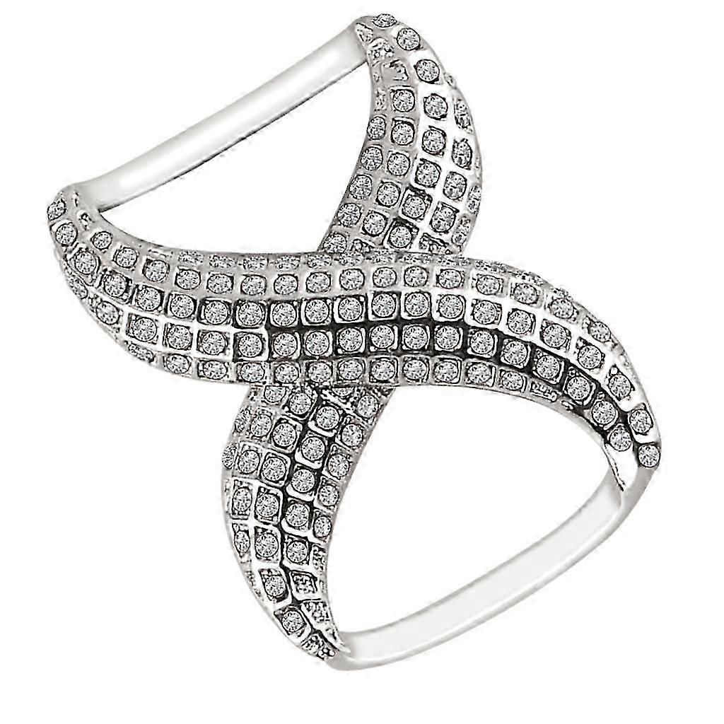 مشابك وخواتم وشاح من سبائك الحرير ، مشبك حامل المناسبات الخاصة ، 9.3 جم 1.57 × 1.18 بوصة