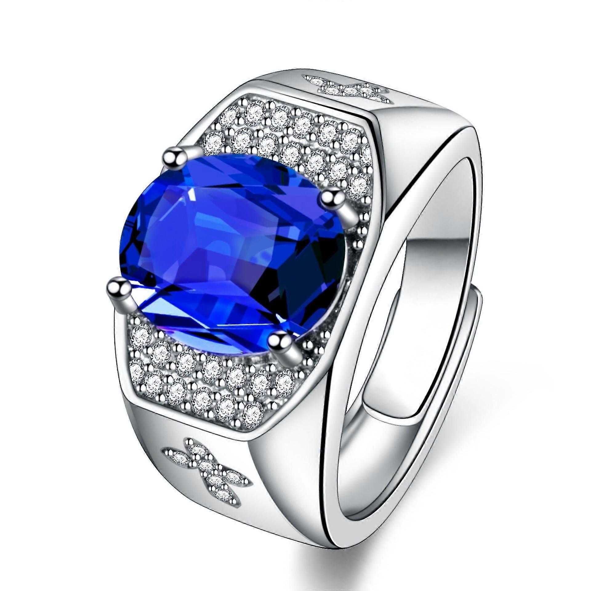 Avaa Sapphire-miesten sormus