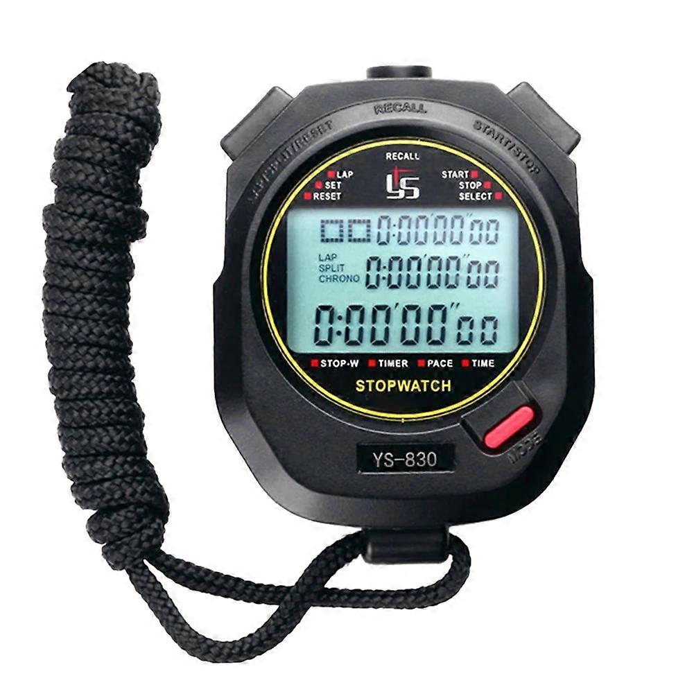 Professional Handheld Digital Stopwatch Chronograph Sports Training Timer Stop Watch 0.01s Precision Timer Tools