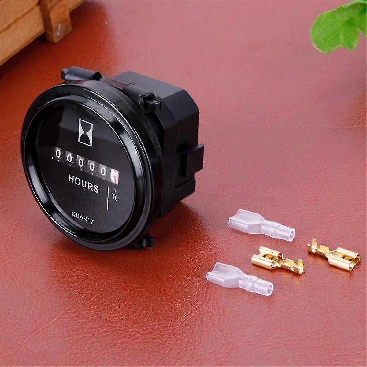 DC 12/24/36V Digital Timer Quartz Timer for Marine Engine 2 Inch ...