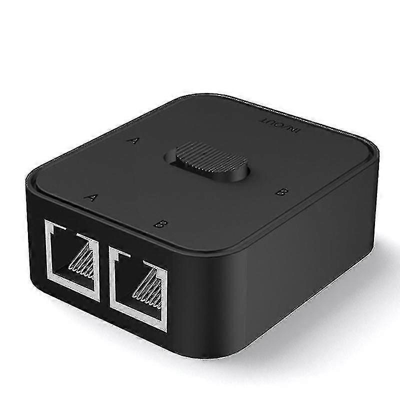 Zwart/wit High Performance Ethernet Smart Switch High Speed 100/1000mbps Rj45 Splitter