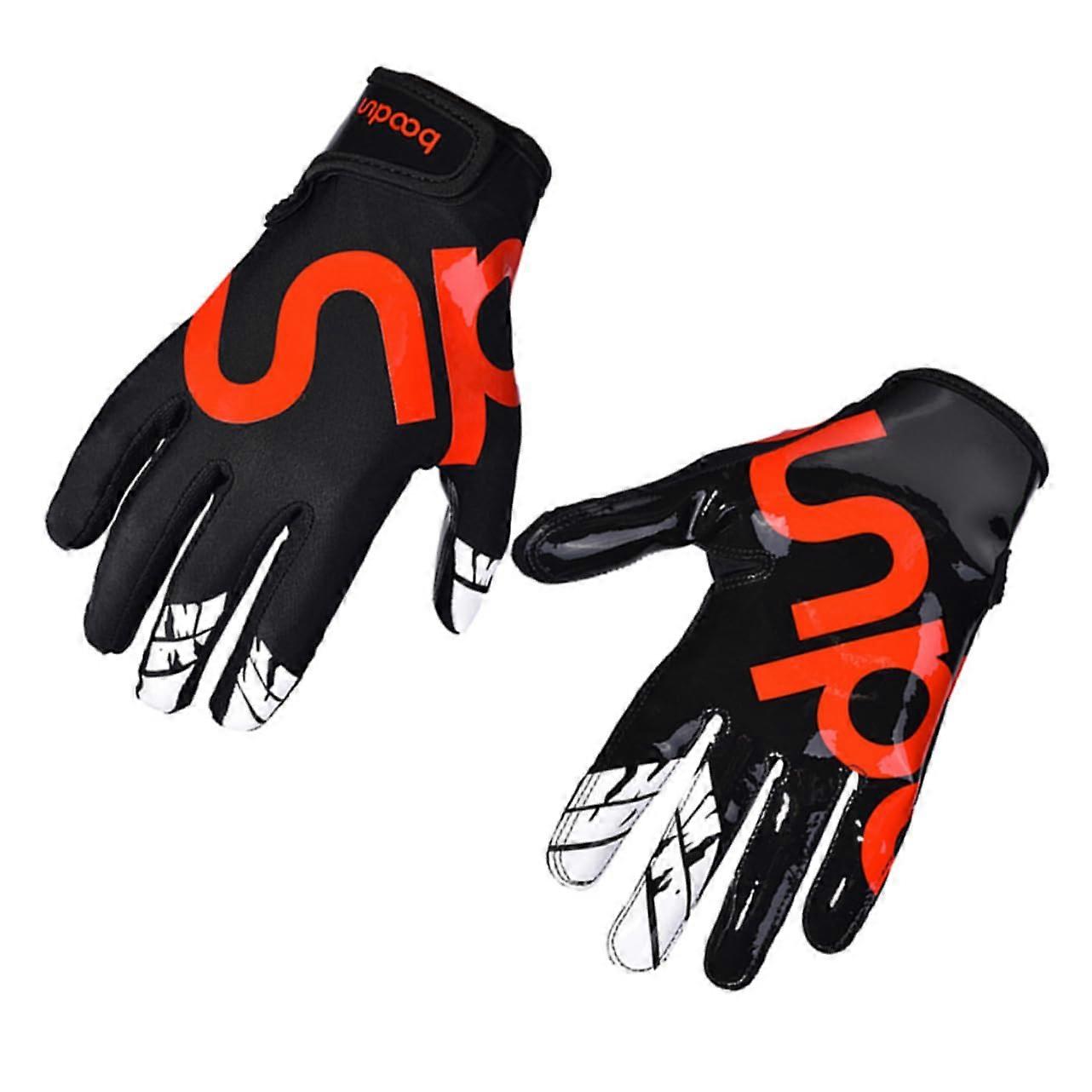 1 Pair Breathable Long Finger Gloves for Men's Baseball Softball Batting Gloves Enhanced Performance Size l