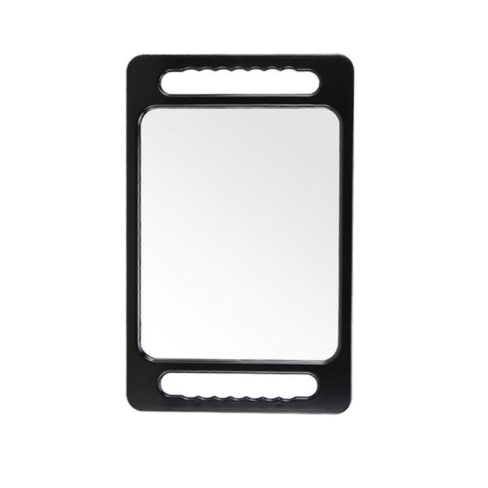 Portable Hand Mirror with Handle Handheld Mirror Large Hand Mirror with Double Hand for Barber,Salon,Makeup and Shower