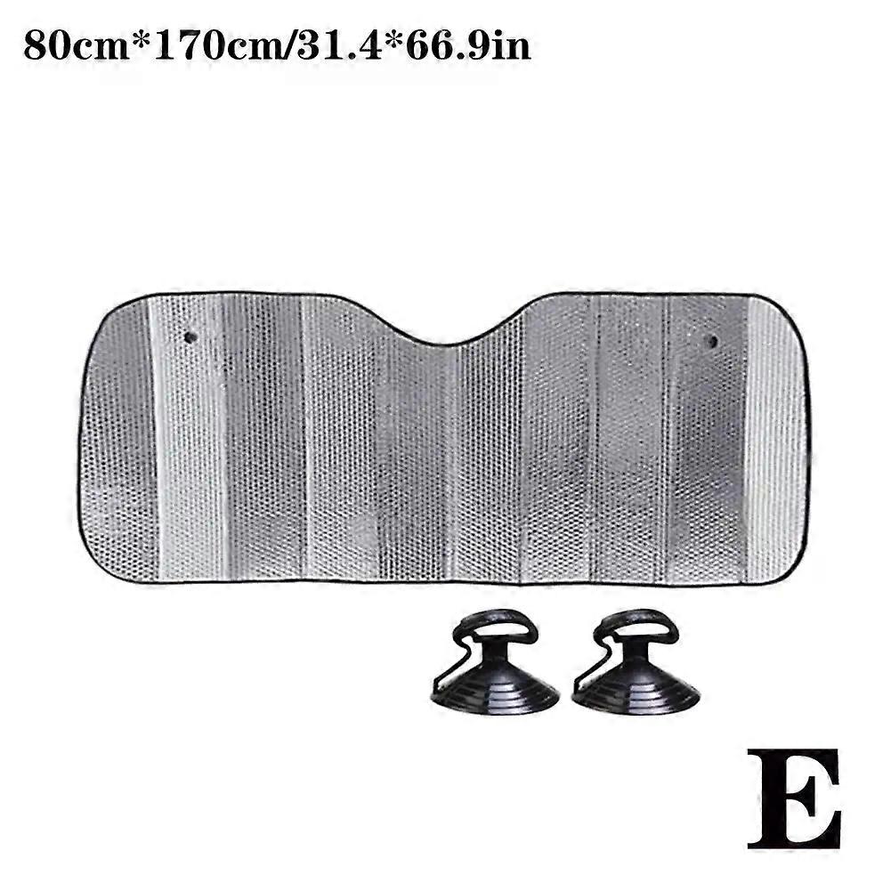 Car Shade Front Rear Window Curtain Shade Protector Windshield Visor Cover Suitable for Van Lorry Bus Rv Truck M7m5