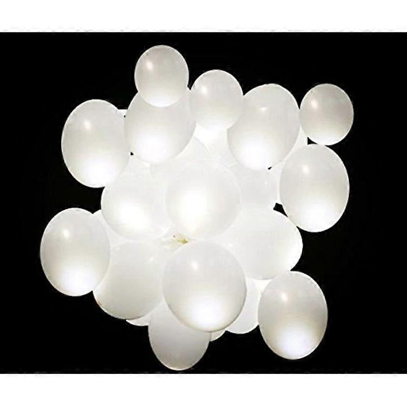 LEDバルーン - 指定なし - 50個入り - ホワイト - 期間 24時間 - パーティーデコレーション