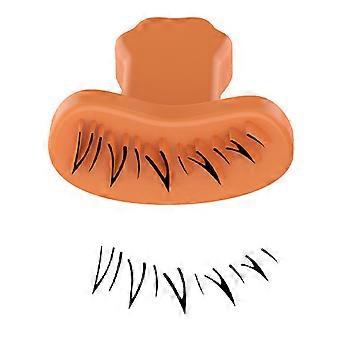 Silicone Eyelash Stamps Tool, Lower Eyelash Stamper, Quick and Convenient Eye Makeup Solution Eyelash Tool for Beginner  Orange