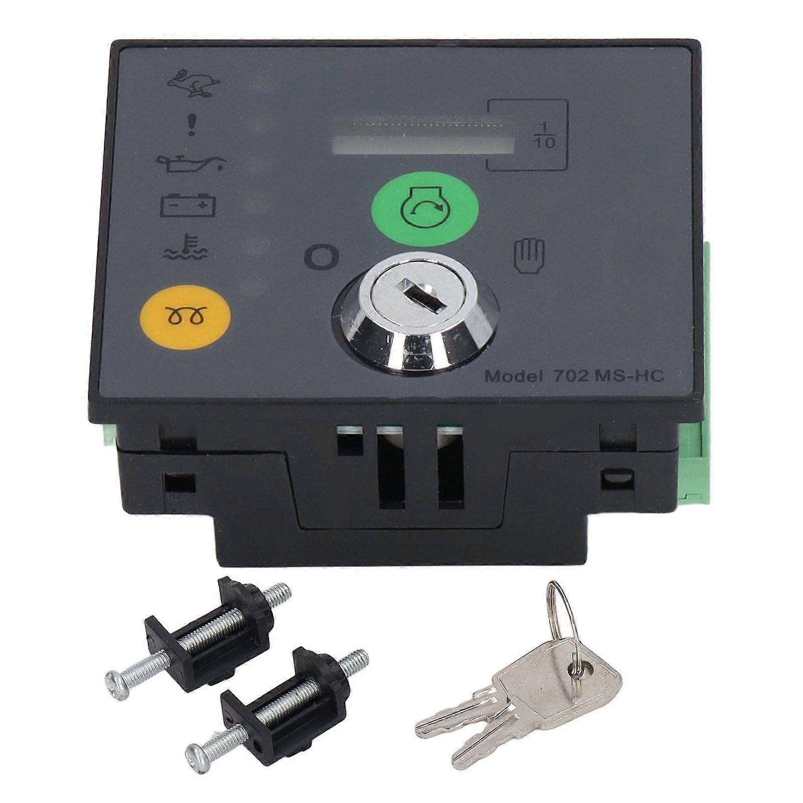 Hoge kwaliteit 702MS-HC Generator Set Controller 8~35V Key Self-Start Control