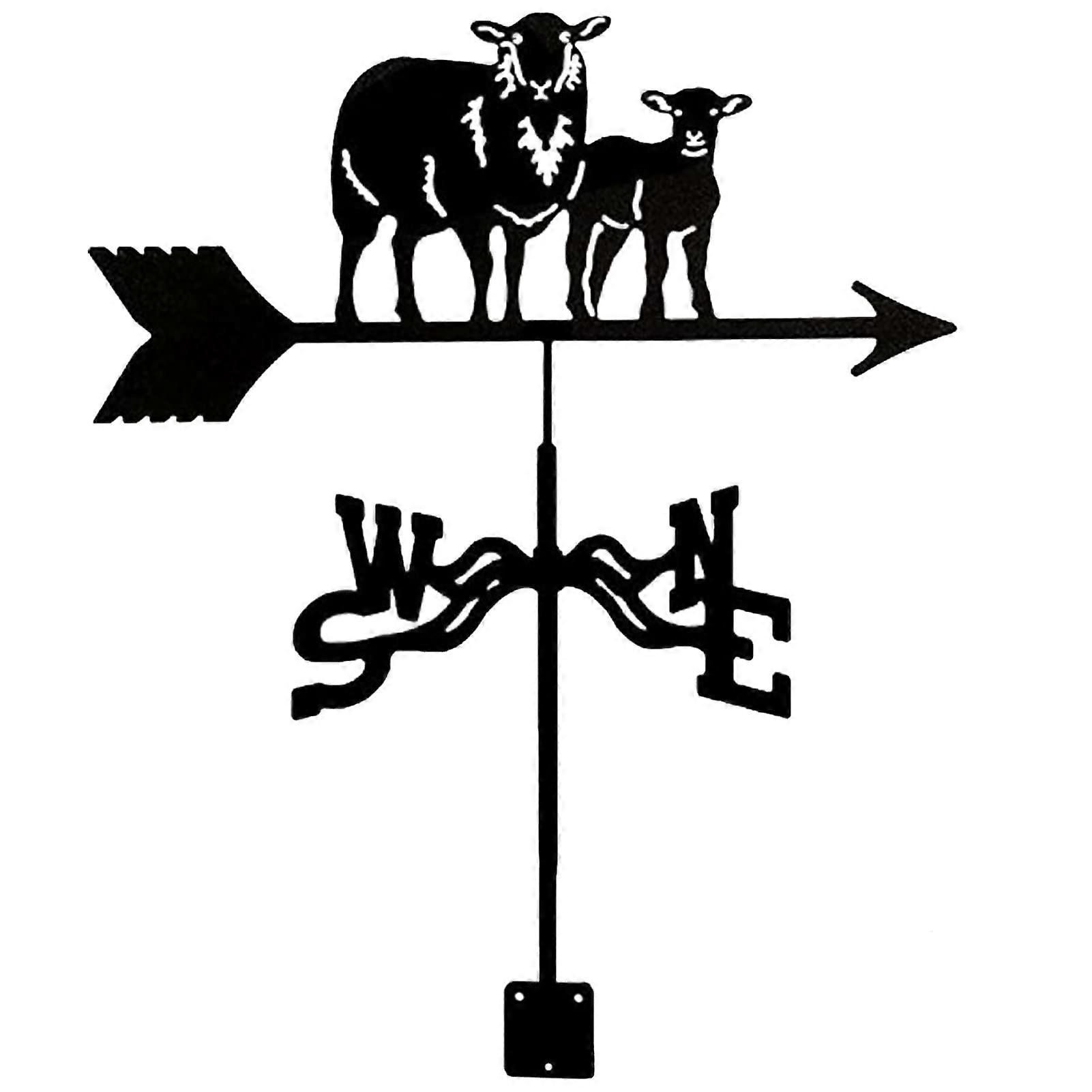 Stainless Steel Wind Vane for Yard Direction Indicator Farm Garden