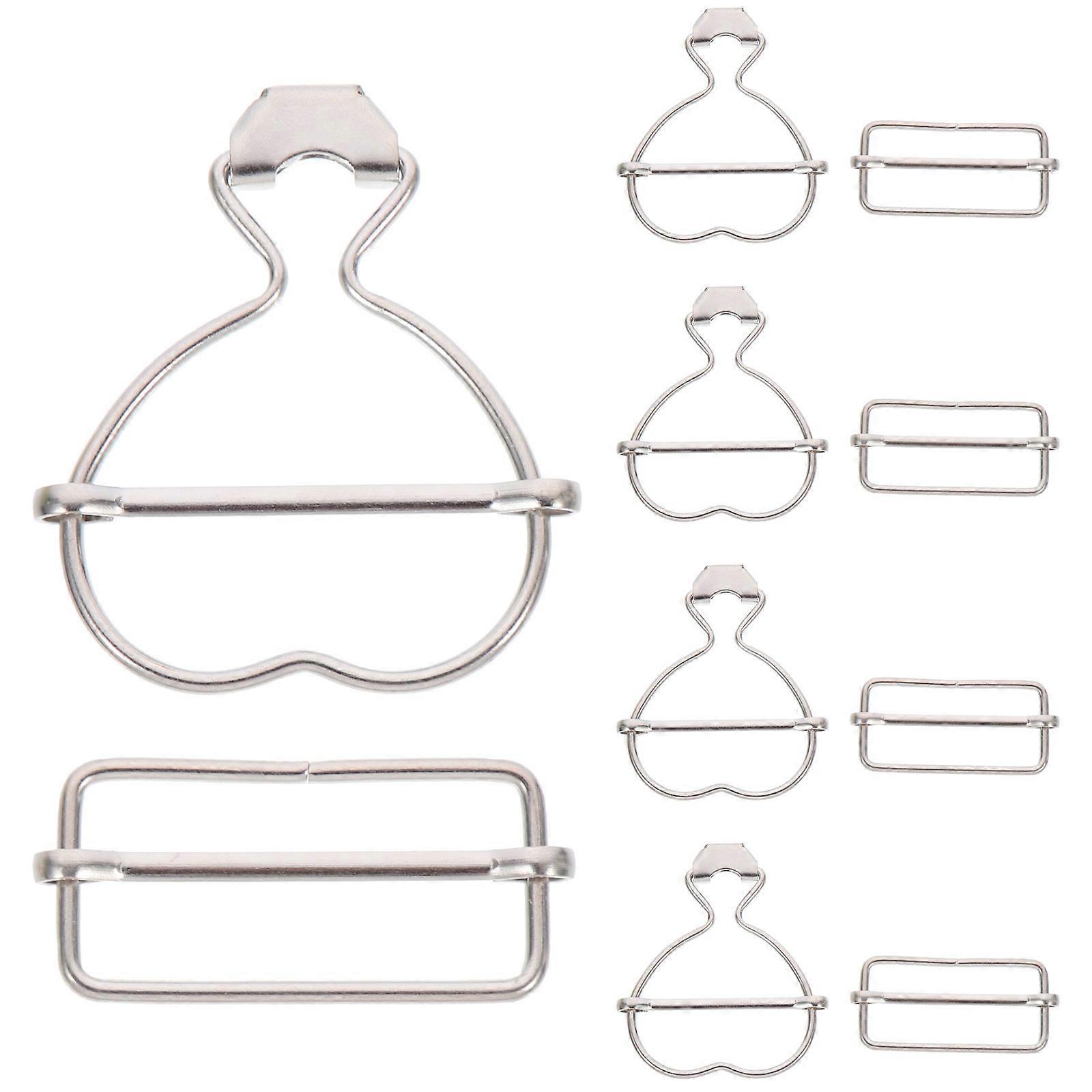 10Pcs Daily Use Clothes Buckles Clothes Overall Buckles Replaceable Suspender Buckles