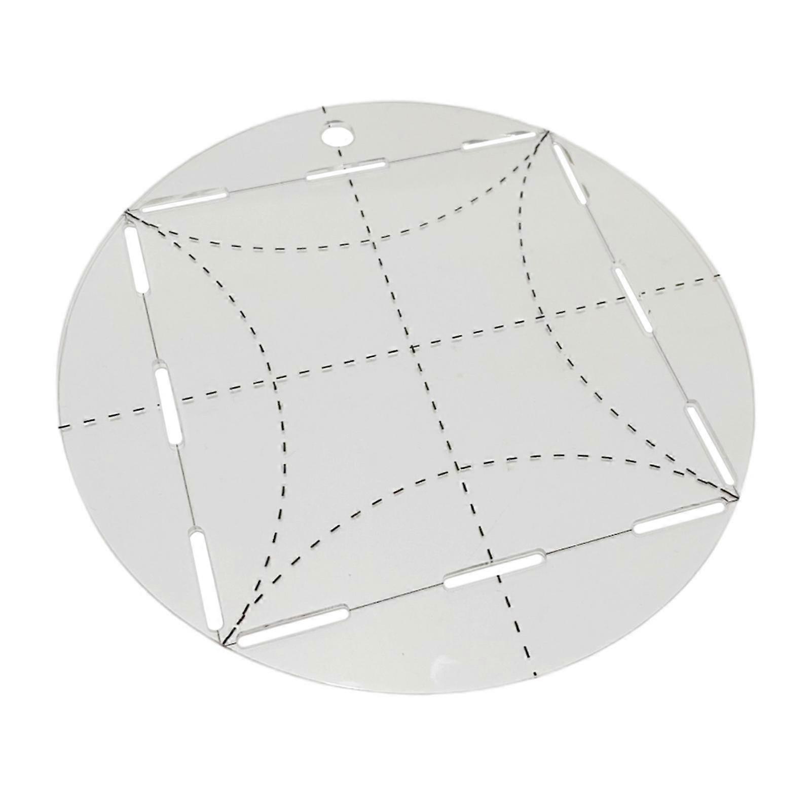 Quilting Template ARC Circle Frame Acrylic Transparent Patchwork for Drawing