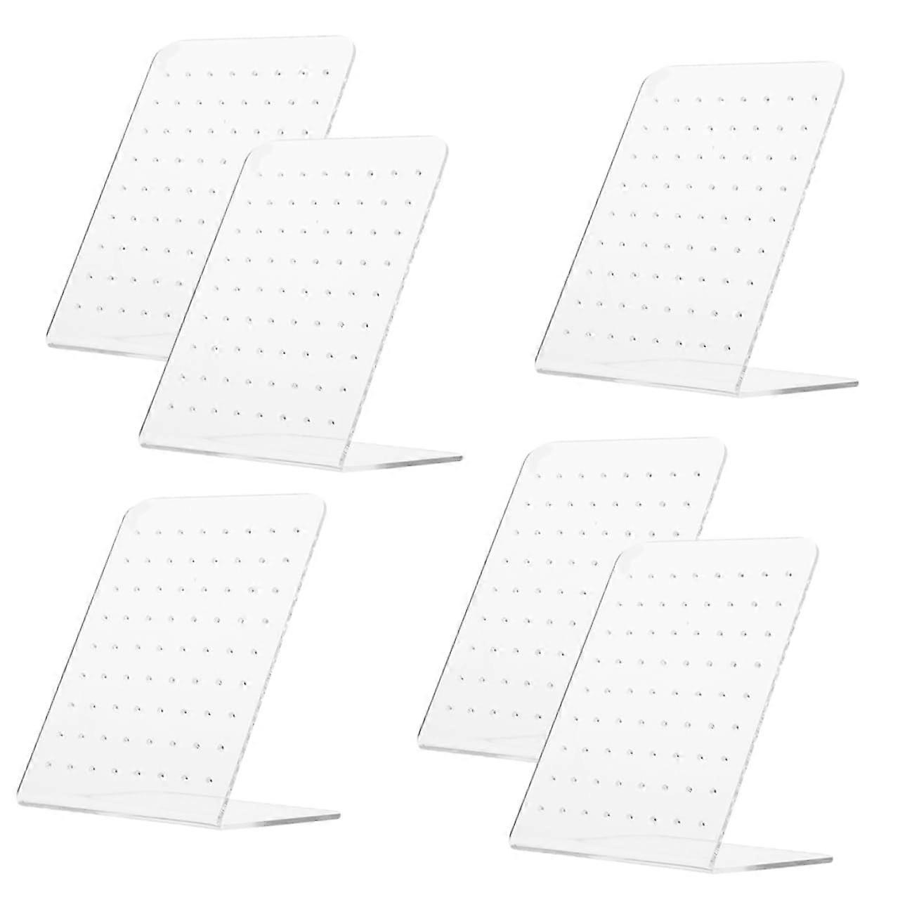 6 pieces earring display stand shaped earring holder for jewelry presentation and easy for storage