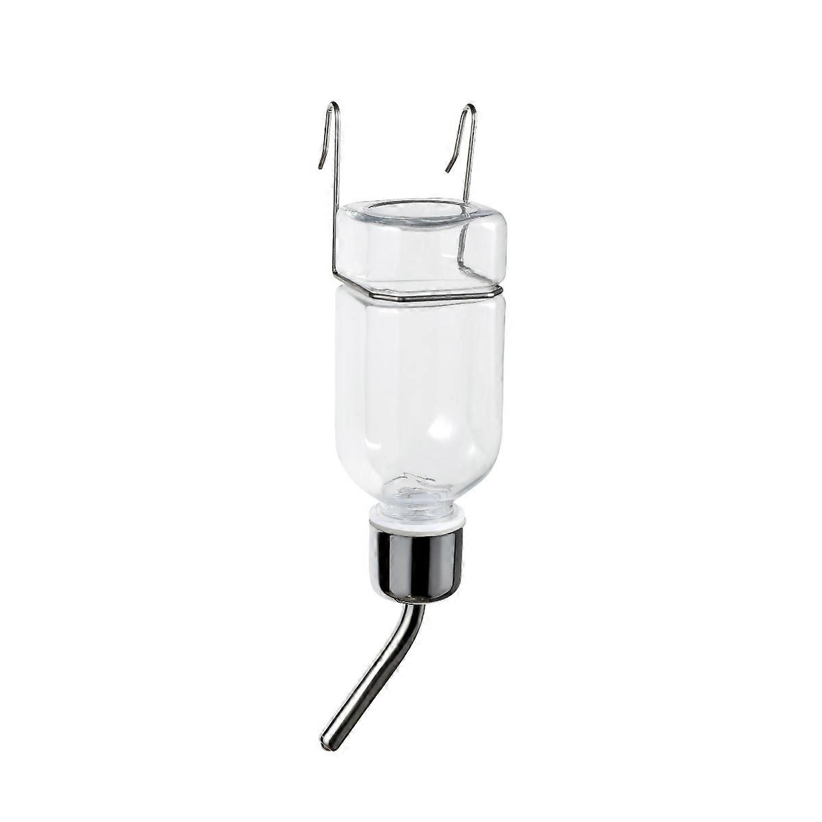 Hanging Water Bottle for Pets Featuring Ball Release Mechanism