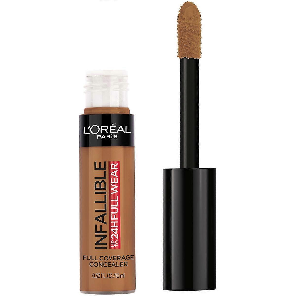 L'oreal Paris Infallible Full Wear, Full Coverage, Waterproof Concealer, 420 Cocoa - 0.33 Fl Oz